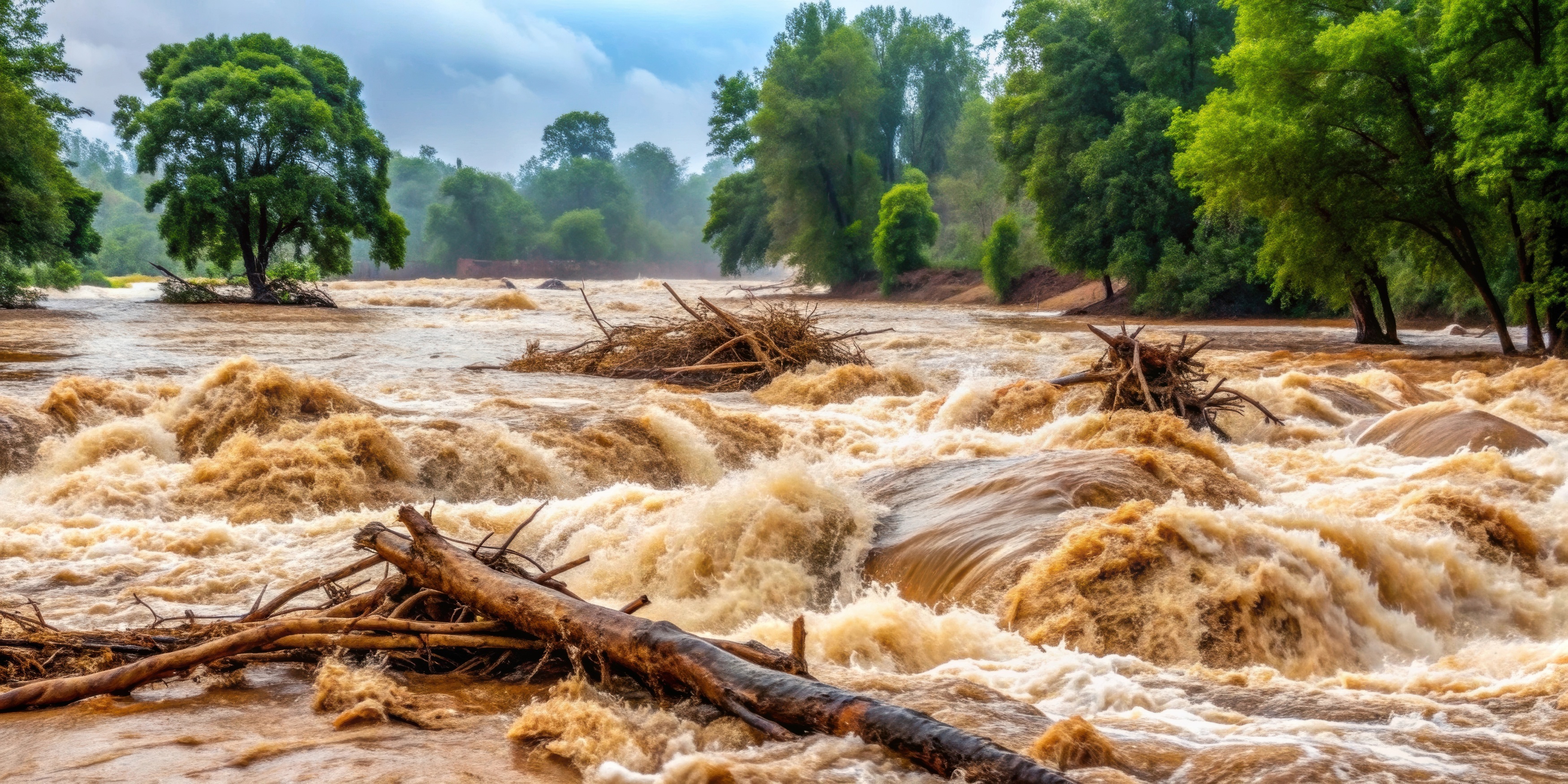 La crue éclair du Texas était difficilement prévisible. © lapeepon, Adobe Stock (image générée avec IA)